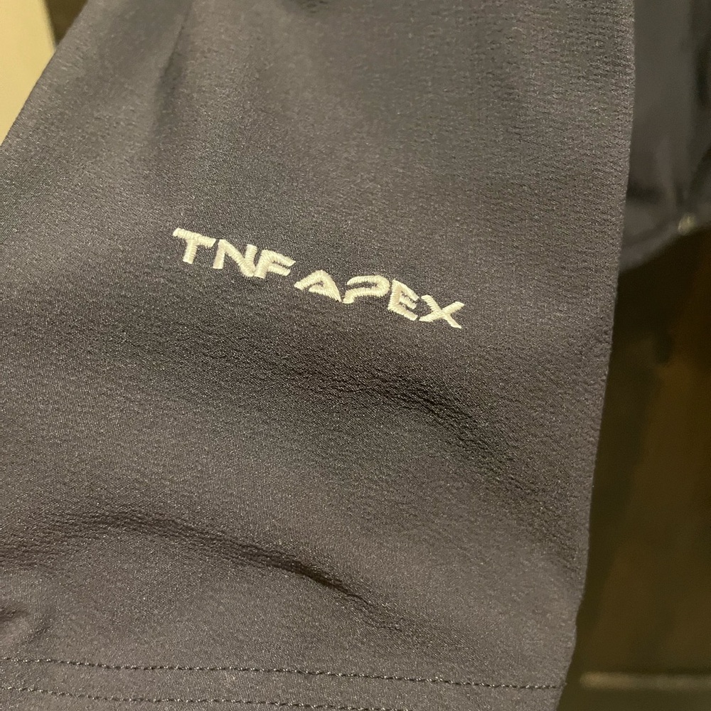 The North Face XXL men’s unisex zip up black jacket TNF APEX light weight hiking - Picture 4 of 9